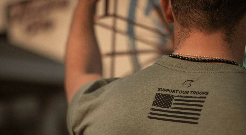support our troops tshirt